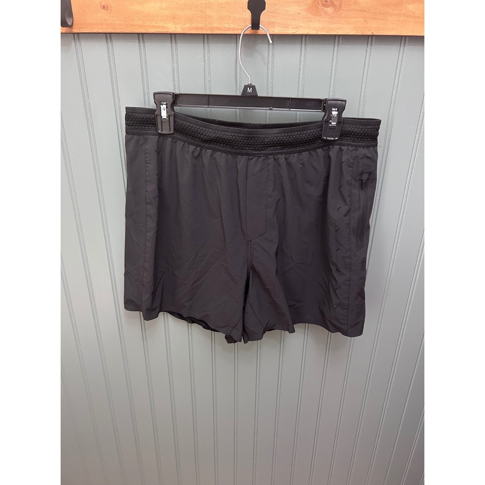 Ten Thousand The Session Short 5" Inseam Black Lined Athletic Shorts Mens Large